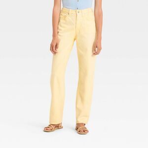 Universal Thread - Women's Mid-Rise 90's Baggy Jeans - Universal Thre Yellow